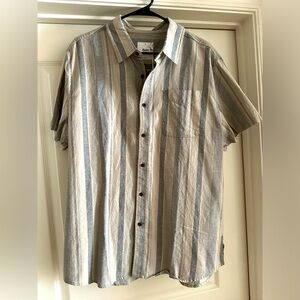 Men’s Katin button down shirt surf Large